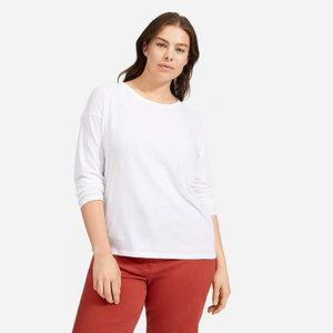 EVERLANE The Air Long-Sleeve White Tee Size XS